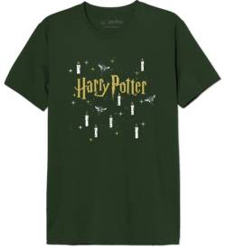 HARRY POTTER Herren Mehapomts411 T-Shirt, grün, S von Harry Potter