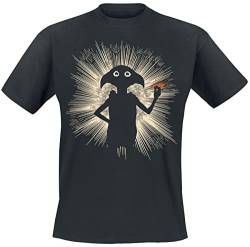 Harry Potter Dobby Männer T-Shirt schwarz L 100% Baumwolle Fan-Merch, Filme, Nachhaltigkeit von Harry Potter