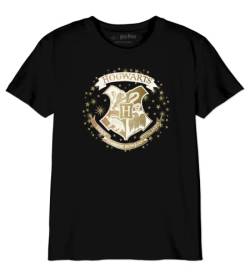 Harry Potter Jungen Bohapomts157 T-Shirt, Schwarz, 10 Jahre von Harry Potter
