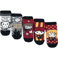 Harry Potter Socken - Chibi Charaktere - EU35-38 bis EU39-42 - für Damen - Größe EU 39-42 - multicolor  - EMP exklusives Merchandise! von Harry Potter