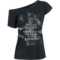Harry Potter T-Shirt - Choices - S bis 5XL - für Damen - Größe S - schwarz  - Lizenzierter Fanartikel von Harry Potter