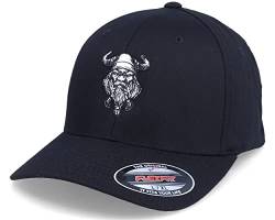 Hatstore Bearded Viking Black Flexfit Cap - Grösse: S/M - (55-58 cm) von Hatstore