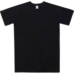 Have It Tall Men's Premium Stretch Cotton T Shirt, Herren 4-Way Stretch Tall T-Shirt, extra lang geschnitten Black 3X-Large Tall von Have It Tall