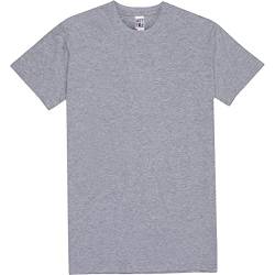 Have It Tall Men's Ring Spun Cotton T Shirt, Herren Tall T-Shirt, Lang geschnitten, Oxford Gray 3X-Large Tall von Have It Tall