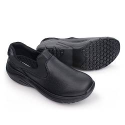 Hawkwell Damen-Schlupfschuhe, leichte Pflegeschuhe, Bequeme, rutschfeste Arbeitsschuhe, Schwarz EU 42 von Hawkwell