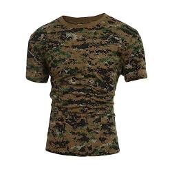 Taktisches Militär-T-Shirt für Herren, Camo1, atmungsaktiv, taktische Kleidung, Jd, 3XL von Hdhdeueh