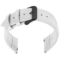 Hdhfjks Armband aus echtem Leder für Männer und Frauen, Uhrenarmbänder mit Schnellverschluss, Uhrenzubehör,20mm von Hdhfjks