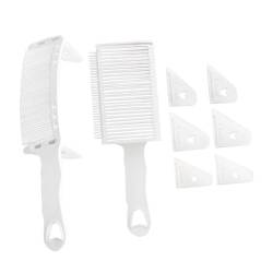 Healvian 1 Set Haarkamm Set Kämme Fade Kamm Für Männer Haarschnitt Fade Kamm Zum Schneiden Von Haaren Haarschnitt Kamm Haarschnitt Fade Kamm Flacher Kamm Tragbarer Haarschneidekamm von Healvian