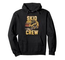 Kompaktladerbediener Bauarbeiter Skid Crew Pullover Hoodie von Heavy Equipment Compact Loader Kids Boys Men Tees