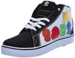 HEELYS Herren Racer Mid Schuhe mit Rollen, Schwarz/Weiß/Gelb, 47 EU von Heelys