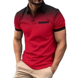 Hehiy Herren Militär Kurzarm Poloshirts Sommer Tactical Hemd mit Zip-Taschen Atmungsaktiv Casual Freizeit Shirts Poloshirt Herren Kurzarm Schwarz 3XL Poloshirt Herren Weiss 4XL von Hehiy