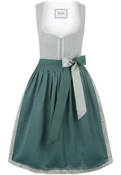 Heimatgwand Damen Elisa Midi Dirndl, Salbei, 44 von Heimatgwand