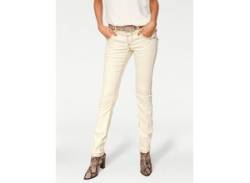 Bequeme Jeans HEINE Gr. 40, Normalgrößen, beige (ecru) Damen Jeans Skinny-Jeans von Heine