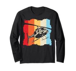 Lustige Helikopter-Pilotenkunst für Männer Frauen Fliegen Heli Hubschrauber Langarmshirt von Helicopter Pilot Gift Pilot Shirts & Gifts