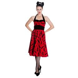 Hell Bunny Kleid BAT 50'S Dress Rot S von Hell Bunny