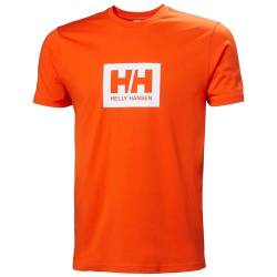 Helly Hansen Men's HH Box T T-Shirt, 147 CHERRY TOMATO, L von Helly Hansen