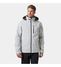 Helly Hansen für Herren. 34442 Segeljacke mit Kapuze und grauem Midlayer (M), Lässig, Polyester, Langarm von Helly Hansen