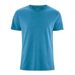 HempAge Herren T-Shirt Hanf/Bio-Baumwolle, Atlantic, Gr. M von HempAge