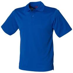 Henbury Herren Polo-Shirt Coolplus Pique (M) (Königsblau) von Henbury