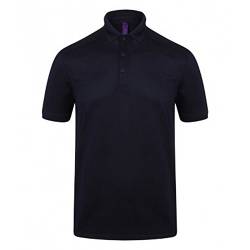 Henbury Herren Stretch Mikrofine Pique Polo Shirt (2XL) (Oxford Marineblau) von Henbury