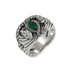 Herr der Ringe Schmuck by Schumann Design Barahirs Aragon Ring 925 Sterling Silber Rg 52 3002-052 von Herr der Ringe