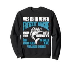 Fischen Fischer Angeln Gehen Angeln Recherchieren Sweatshirt von Herren Angler Angel Spruch