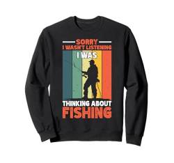 Lustiges Angeln Fischer Meine Angel Technik Ist Top Secret Sweatshirt von Herren Angler Angel Spruch