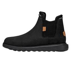 Hey Dude Branson Craft Leather Urbane Schuhe MannSchwarz Schwarz von Hey Dude