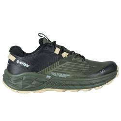 Hi-Tec Fuse Trail Low Trail-Laufschuhe für Herren, Trail-Schuhe für Herren, Wanderschuhe für Herren, Olive Night Black Docker, 42 EU von Hi-Tec