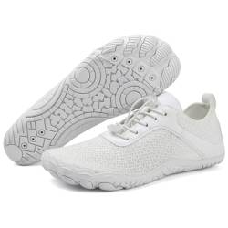 HiGropcore Unisex Barfußschuhe Damen Herren Barfussschuhe rutschfeste Outdoor Traillaufschuhe Schnell Trocknend Wasserschuhe,Atmungsaktiv Breiter Zehenbox Fitnessschuhe Weich Leicht Badeschuhe von HiGropcore