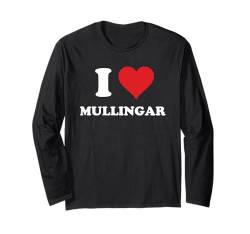 I Heart Mullingar Ireland Love Eire Irish Souvenir Item Langarmshirt von Hibernia Cities Towns Tourism Merch Tees And Stuff