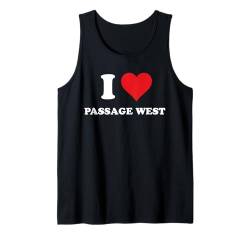 I Heart Passage West Ireland Love Eire Irish Souvenir Item Tank Top von Hibernia Cities Towns Tourism Merch Tees And Stuff