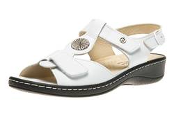 Hickersberger Kräuterschuhe 5108 Damen Sandalen Weiß, EU 41 von Hickersberger