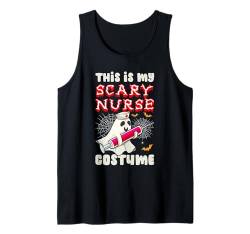 Halloween-Kostüm „This Is My Scary Nurse“ für Damen Tank Top von Hilarious Halloween Party Outfits