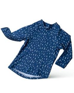 Hinzling UV Shirt Kinder Midnight Rain (L - 86/92) – Langarm & UPF 50+ Sonnenschutz – Ökotex Zertifiziert & schadstofffrei – UV Kleidung Baby gemütlich & nachhaltig – Made in Europe von Hinzling