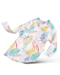 Hinzling UV Shirt Kinder Monstera (M - 74/80) – Langarm & UPF 50+ Sonnenschutz – Ökotex Zertifiziert & schadstofffrei – UV Kleidung Baby gemütlich & nachhaltig – Made in Europe von Hinzling