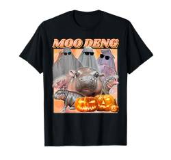 Baby Nilpferd Moo Deng Halloween T-Shirt von Hippo Meme Moo Deng Halloween Kostüm