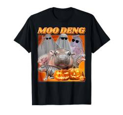 Baby Nilpferd Moo Deng Halloween T-Shirt von Hippo Meme Moo Deng Halloween Kostüm