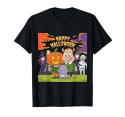 Halloween-Niedlichkeit: Moo Deng das Pygmäen-Nilpferd T-Shirt von HippoWeen Treats