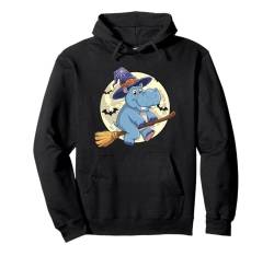 Moo Deng das Nilpferd Hexe magisches Halloween Pullover Hoodie von HippoWeen Treats