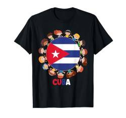 Kubanische Flagge, hispanisches Erbe Monat, Kuba, Kinder, Jungen, Mädchen T-Shirt von Hispanic Heritage Month For Kids Boys Girls