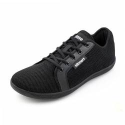 Hitmars Barfußschuhe Herren Damen Barfussschuhe Traillaufschuhe Barfuß Schuhe Zehenschuhe Trail Running Sneaker Trekkingschuhe Fitnessschuhe Unisex Schwarz 1 Größe 37 von Hitmars