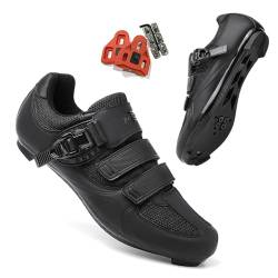 Hixingo Fahrradschuhe Damen Herren Rennradschuh MTB Radsportschuhe Mountainbike Schuhe Sneaker Atmungsaktive Outdoor-Radschuhe Fahrrad Schuhe, SPD/SPD-SL Kompatibles von Hixingo