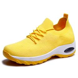 Hixingo Sneaker Laufschuhe Damen Turnschuhe Unisex Leicht Sportschuhe Slip On rutschfest Atmungsaktiv Schuhe Straßenlaufschuhe Tennisschuhe Outdoor Fitness Running Jogging von Hixingo