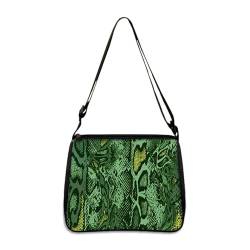 Hixingo Tote Bag Tragetasche Damen Groß Shopper Handtasche Schultertasche Umhängetasche Vielseitige Tasche für Arbeit Schule Shopper Lässige Täglich (Schlangenmuster 6,22 * 20 * 7cm) von Hixingo