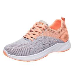 Hkdjaess Damen Air Laufschuhe Dämpfung Atmungsaktiv Leichtes Bequem Sportschuhe Herren Turnschuhe Bequeme Slip On Sneaker Leichte Fitnessschuhe Straßenlaufschuhe Weich rutschfest von Hkdjaess