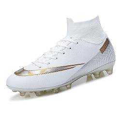 Hmhnsya Unisex Fußballschuhe Herren Professionelle Fußballschuhe High Top Spike Cleats Athletics Für Jugendliche Kinder Fußballschuhe von Hmhnsya