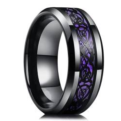 Hmsanase Ring Ringe Damen Bijouterie Herren Herrenringe, Schwarz, Matt Gebürstet, Verlobungsringe Für Männer, Hochzeitstag, 12, Stil 27 von Hmsanase