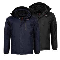 Höhenhorn Starsgard Herren Winter Jacke Wasserdicht Atmungsaktive Funktionsjacke 3XL Schwarz von Höhenhorn