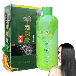 Pflanzliches Haarfärbe-Shampoo - 3-in-1-Shampoo zum sofortigen Haarfärben - Natürliches Haarfärbeshampoo für Männer, Frauen und alte Männer für graues Haar Holdes von Holdes